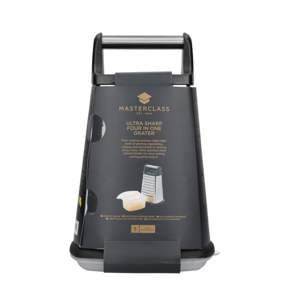 MCGRATCOL - MC BOX GRATER WITH COLLECTOR S/STEEL MCGRATCOL - MC BOX GRATER WITH COLLECTOR S/STEEL