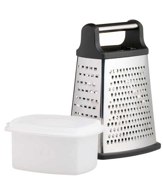 MCGRATCOL - MC BOX GRATER WITH COLLECTOR S/STEEL MCGRATCOL - MC BOX GRATER WITH COLLECTOR S/STEEL
