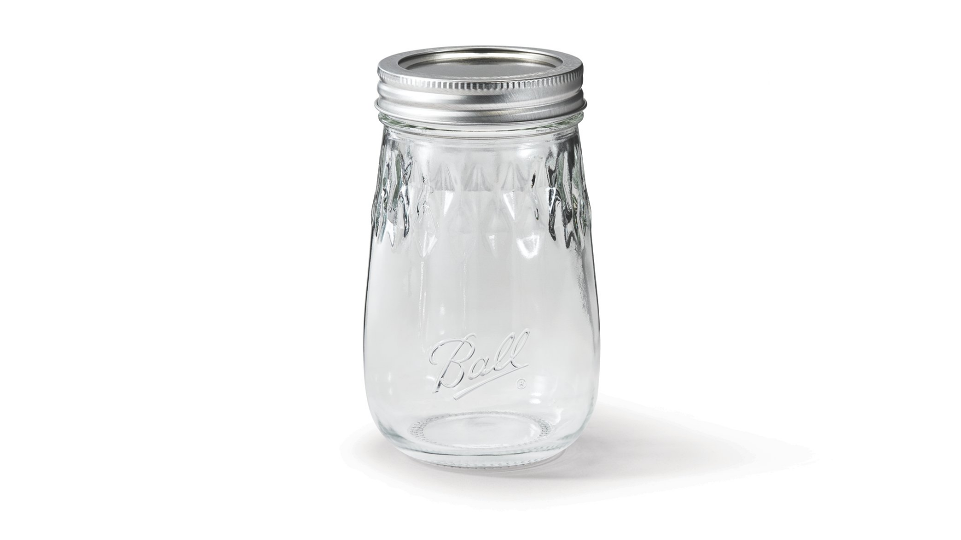 61199 Ball 16oz Flute Regular Mouth Pint Jar. ขวดโหลบอลล์ทรงแก้วฟลุตแชมเปญปากแคบ 16 ออนซ์ 61199 Ball 16oz Flute Regular Mouth Pint Jar. ขวดโหลบอลล์ทรงแก้วฟลุตแชมเปญปากแคบ 16 ออนซ์