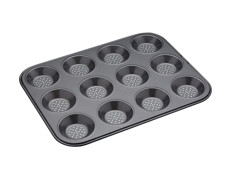 519139 MC Crusty Bake Non-Stick Shallow Baking Pan, Twelve Hole, 32x24cm, Sleeved พิมพ์อบมัฟฟิน 12 หลุม 32x24 cm