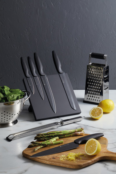 MCGRATEZEST - MC FLAT ZESTER GRATER S/STEEL ที่ขูดผิวเลมอนสเตนเลสแบบมือจับใหญ่มาสเตอร์คลาส