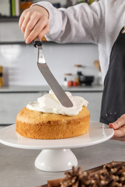 MCSSPALETTE - MC ICING SPATULA SS SOFT GRIP GREY สปาทูลามาสเตอร์คลาส