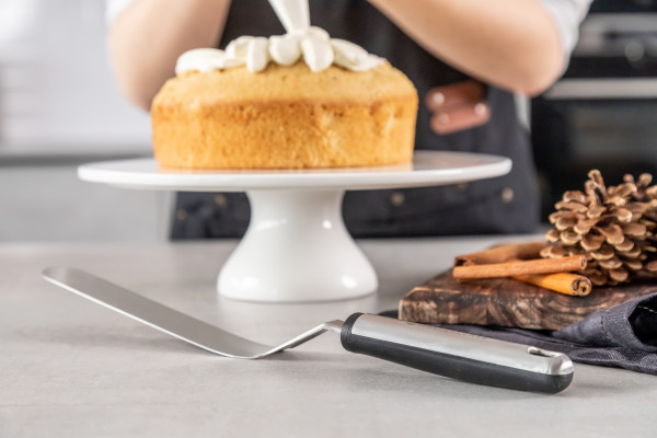 MCSSPALETTE - MC ICING SPATULA SS SOFT GRIP GREY สปาทูลามาสเตอร์คลาส