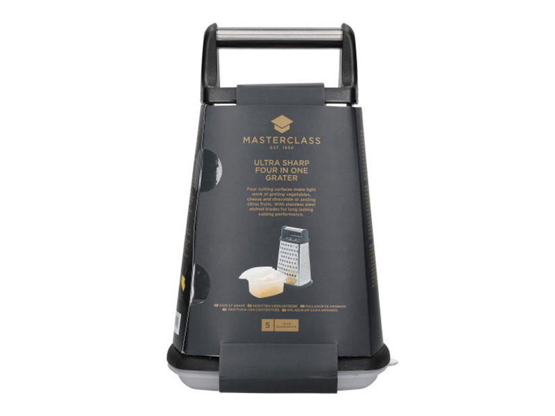 MCGRATCOL - MC BOX GRATER WITH COLLECTOR S/STEEL กล่องขูดชีสสเตนเลสมาสเตอร์คลาส