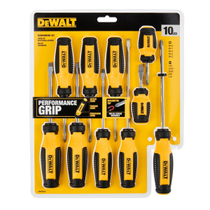 Gift idea 144226 Dewalt 10 Piece Fixed Bar Screwdriver Set ชุดไขควงหัวแม่เหล็ก Dewalt 10 ชิ้น
